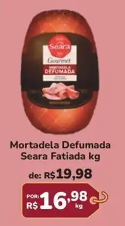 Super Luna Mortadela Defumada Seara Fatiada oferta