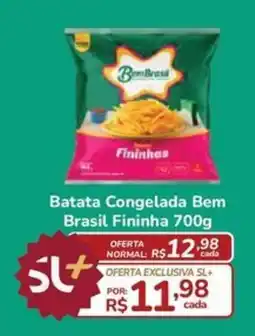 Super Luna Batata Congelada Bem Brasil Fininha oferta