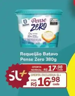 Super Luna Requeijão Batavo Pense Zero oferta