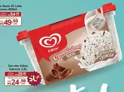 Super Luna Sorvete Kibon Sabores oferta