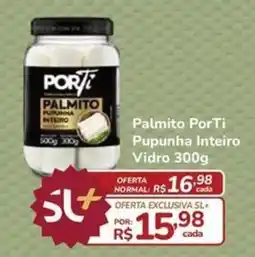 Super Luna Palmito PorTi Pupunha Inteiro Vidro oferta