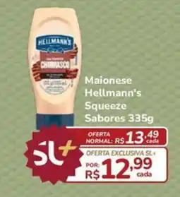 Super Luna Maionese Hellmann's Squeeze Sabores oferta