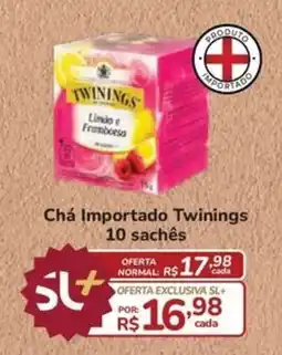 Super Luna Chá Importado Twinings 10 sachês oferta