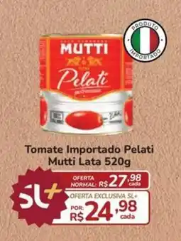 Super Luna Tomate Importado Pelati Mutti Lata oferta