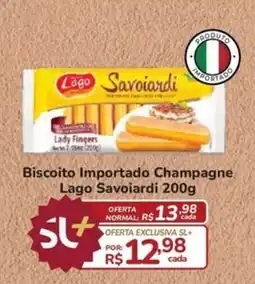 Super Luna Biscoito Importado Champagne Lago Savoiardi oferta