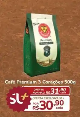 Super Luna Café Premium 3 Corações oferta