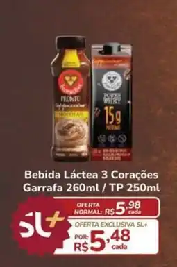 Super Luna Bebida Láctea 3 Corações oferta