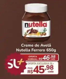 Super Luna Creme de Avelã Nutella Ferrero oferta