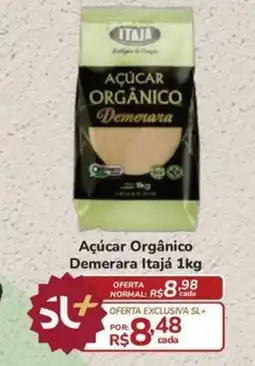 Super Luna Açúcar Orgânico Demerara Itajá oferta