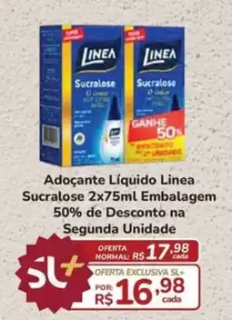 Super Luna Adoçante Líquido Linea Sucralose oferta