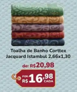 Super Luna Toalha de Banho Corttex Jacquard Istambul 2,66x1,30 oferta
