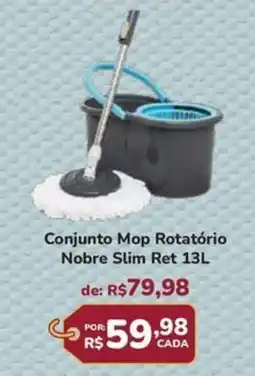 Super Luna Conjunto Mop Rotatório Nobre Slim Ret oferta