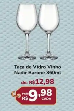 Super Luna Taça de Vidro Nadir Barone oferta