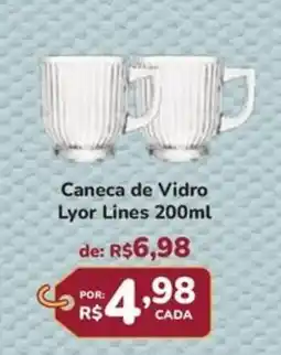 Super Luna Caneca de Vidro Lyor Lines oferta