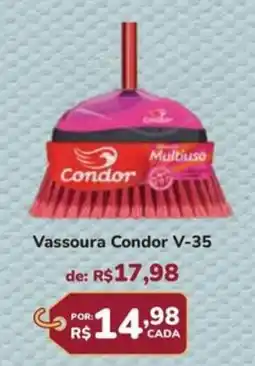 Super Luna Vassoura Condor V-35 oferta
