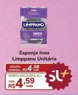Super Luna Esponja Inox Limppano Unitária oferta