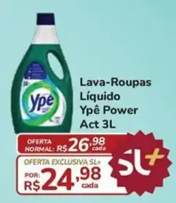Super Luna Lava-Roupas Líquido Ypê Power Act oferta