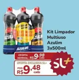 Super Luna Kit Limpador Multiuso Azulim oferta