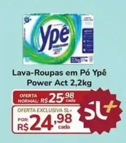 Super Luna Lava-Roupas em Pó Ypê Power Act oferta
