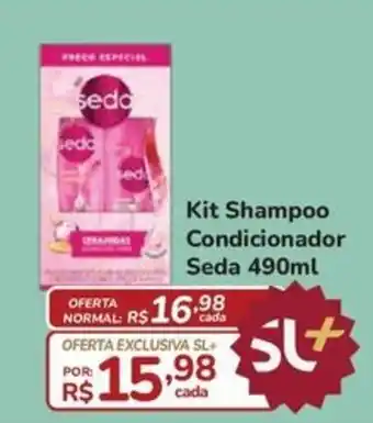 Super Luna Kit Shampoo Condicionador Seda oferta