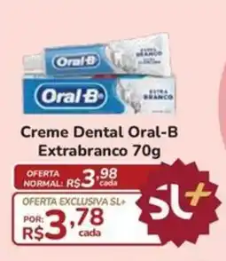 Super Luna Creme Dental Oral-B Extrabranco oferta