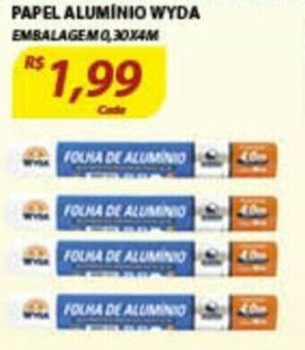 Assaí Atacadista Papel Aluminio Wyda oferta