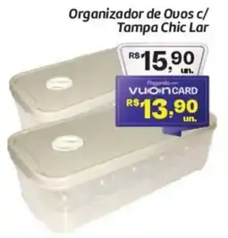 Comper Organizador de Ouos c/ Tampa Chic Lar oferta