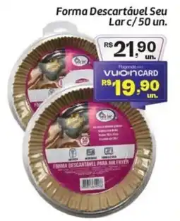 Comper Forma Descartável Seu Lar c/50 un. oferta