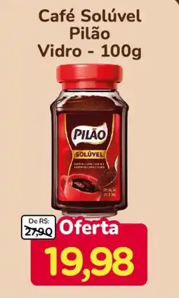 Nagumo Café Solúvel Pilão Vidro oferta