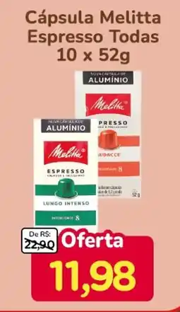 Nagumo Cápsula Melitta Espresso Todas oferta