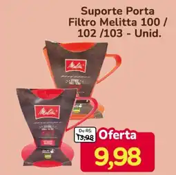 Nagumo Suporte Porta Filtro Melitta 100/ 102/ 103 oferta