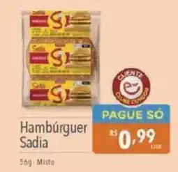 Supermercados Condor Hambúrguer Sadia Misto oferta