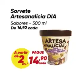 Dia Sorvete Artesanalicia DIA oferta