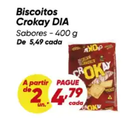 Dia Biscoitos Crokay DIA Sabores oferta