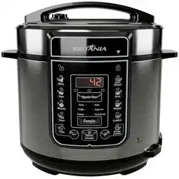 Benoit Panela de Pressão Elétrica Britânia BPP05P 5L 900W Revestimento Redstone oferta