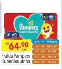 Supermercados Condor Fralda Pampers SuperSequinha oferta