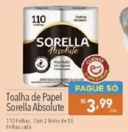 Supermercados Condor Toalha de Papel Sorella Absolute oferta