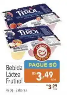 Supermercados Condor Bebida Láctea Frutirol oferta