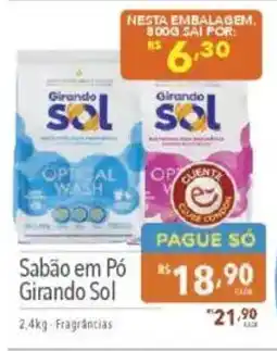 Supermercados Condor Sabão em Pó Girando Sol oferta