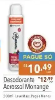 Supermercados Condor Desodorante Aerossol Monange oferta