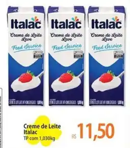 Atacadão Creme de Leite Italac oferta