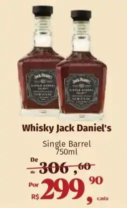 Supermercados Mateus Whisky Jack Daniel's oferta