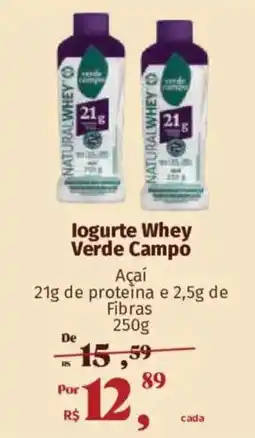 Supermercados Mateus logurte Whey Verde Campo oferta