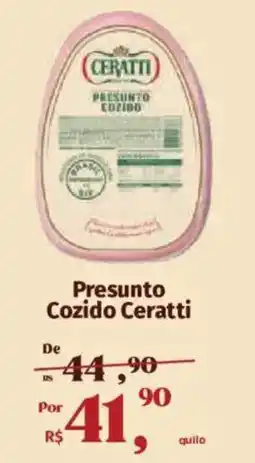 Supermercados Mateus Presunto Cozido Ceratti oferta
