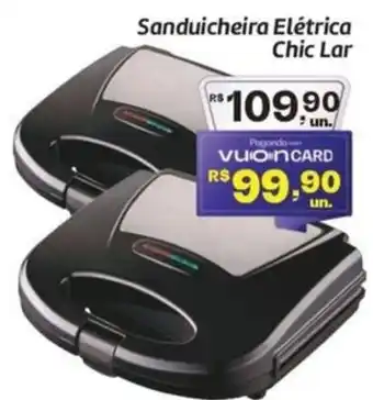 Sanduicheira Elétrica Chic Lar