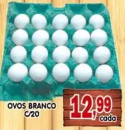 Higa's Supermercado Ovos branco c/20 oferta
