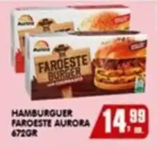Higa's Supermercado Hamburguer faroeste aurora oferta