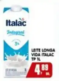 Higa's Supermercado Leite longa vida italac oferta