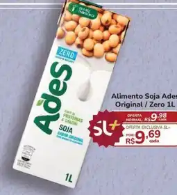 Super Luna Alimento Soja Ades Original / Zero 1L oferta