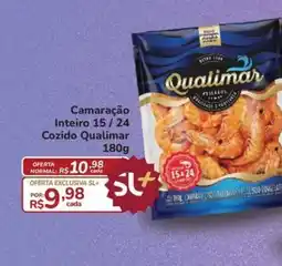 Super Luna Camaração Inteiro 15/24 Cozido Qualimar oferta
